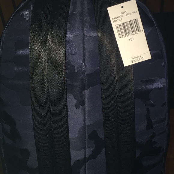 Authentic Michael Kors Kent Backpack Indigo/Grey - Picture 5 of 7